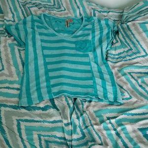 Turquoise shirt